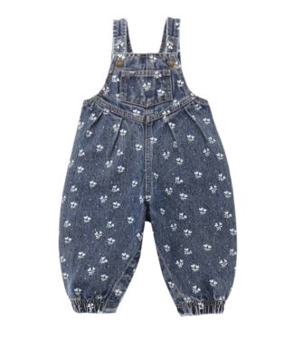 Rylee & Cru Baby Vintage  Overall - Heart Ditsy