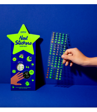OMY 200 Glow in the Dark Nail Stickers