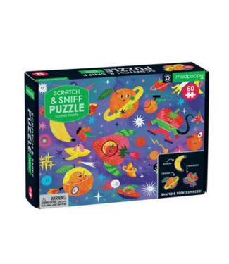 MudPuppy Cosmic Fruits Scratch & Sniff Puzzle