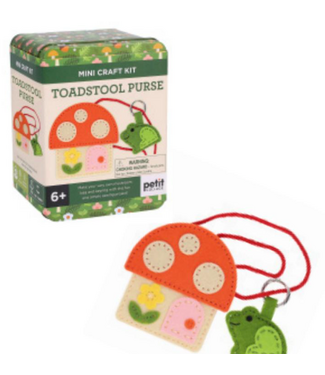 Petit Collage Mini Craft Kit: Toadstool Purse