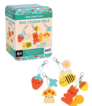 Petit Collage Mini Craft Kit: Bag Charm Pals