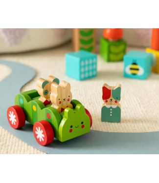 Petit Collage Bug Bus Wooden Play Set