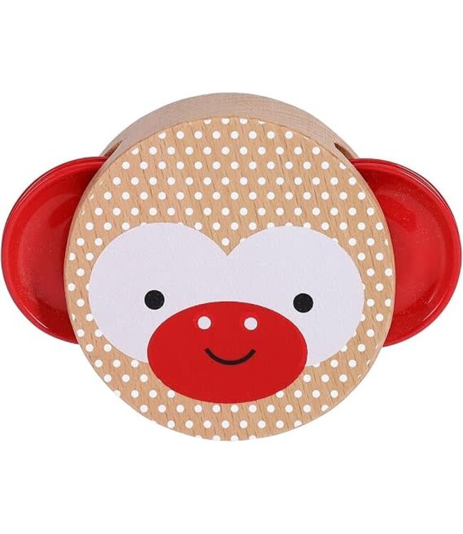 Petit Collage Shake & Play - Wooden Tambourine