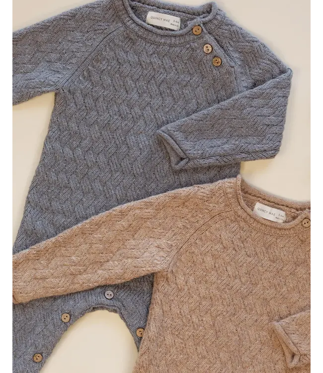 Quincy Mae Cozy Heather Jumpsuit