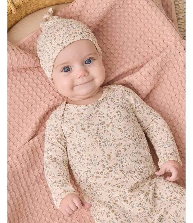 Quincy Mae Bamboo Hat & Gown Set - One Size