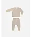 Quincy Mae Wrap Top & Footed Pant Set