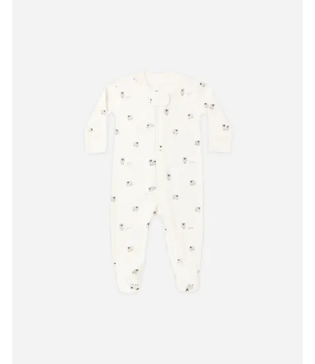 Quincy Mae Zip Long Sleeve Footie
