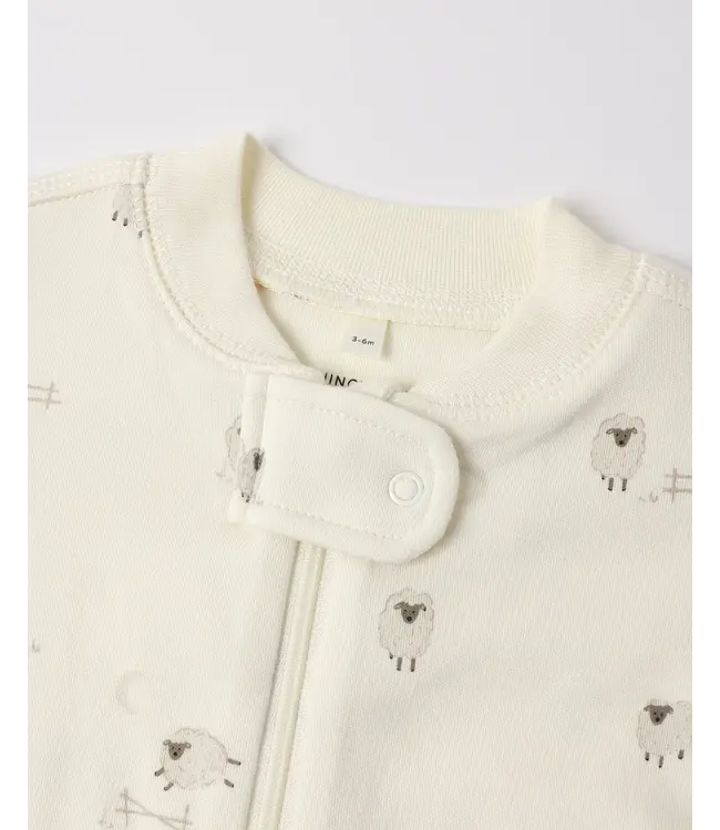 Quincy Mae Zip Long Sleeve Footie