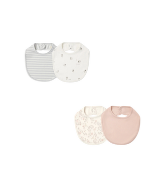 Quincy Mae Jersey Snap Bib 2 Pack