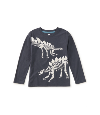 Tea Collection Fossil Stegosaurus Graphic Tee