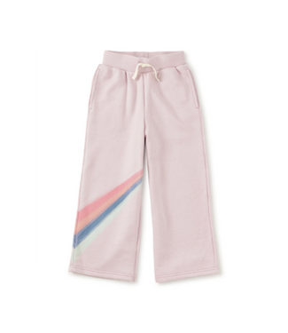 Tea Collection Purple Wide Leg Terry Pants