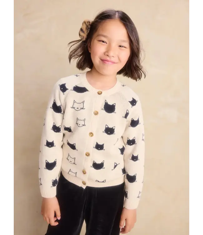 Tea Collection Turkish Cats Cardigan
