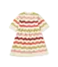 Tea Collection Pointelle Sweater Dress - Wavy Stripe