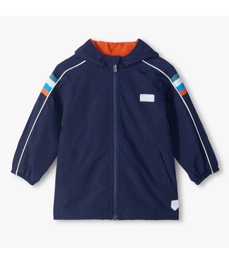Hatley Fleece Lined Rain Jacket - Navy