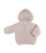 Angel Dear Chenille Hooded Jacket With Striped Texture Stone
