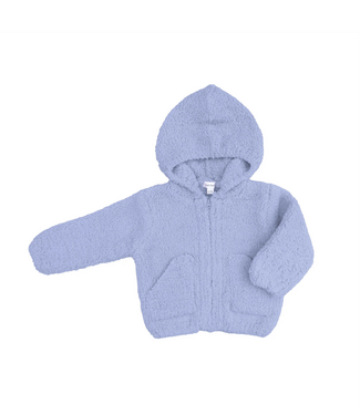 Angel Dear Chenille Hooded Jacket Dusty Blue