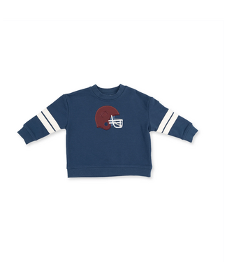 Angel Dear Football Helmets - Drop Sleeve Sweatshirt
