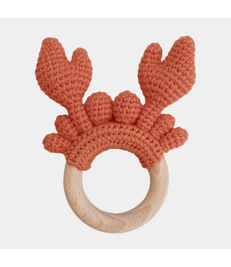Blueberry Hill Crochet Crab Rattle