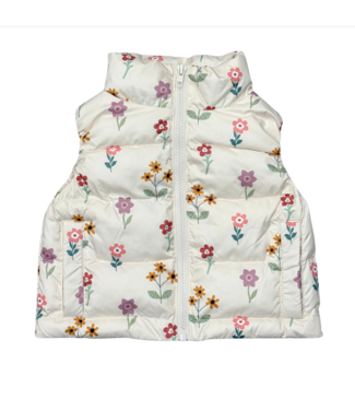 BabySprouts Puffer Vest - Meadow Bloom