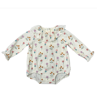 BabySprouts Gauze Frill Baby Bodysuit