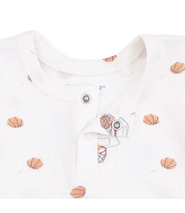 Angel Dear Mini Basketballs - Long Sleeve Henley Set