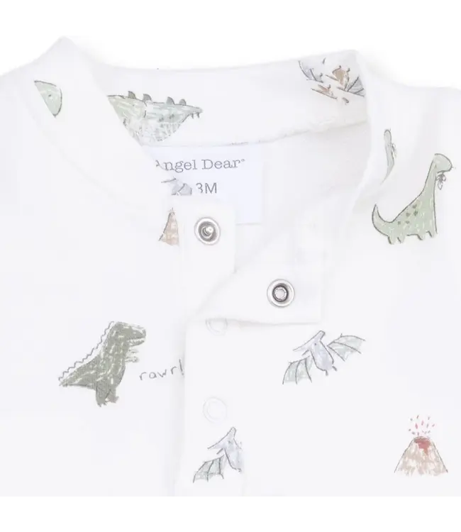 Angel Dear Dinos French Terry Romper