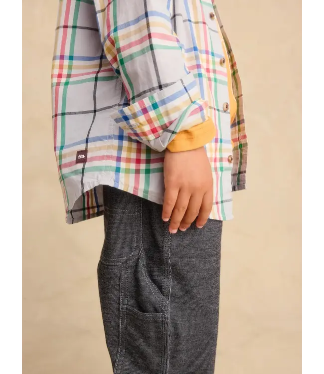 Tea Collection Piccadilly Plaid Button Up Shirt