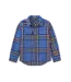 Tea Collection Baby Bleu Plaid Button Up