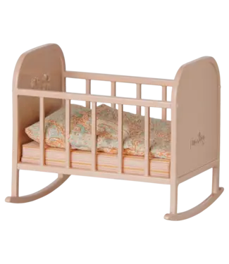 Maileg Cradle - Light Rose