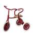 Maileg Abri à Tricycle, Mouse - Red