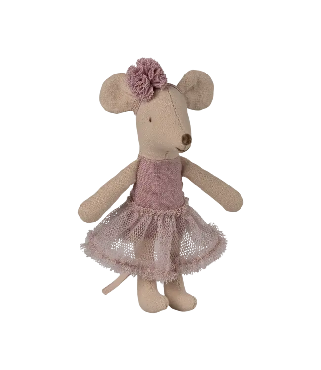 Maileg Ballerina Mouse, Little sister - Heather