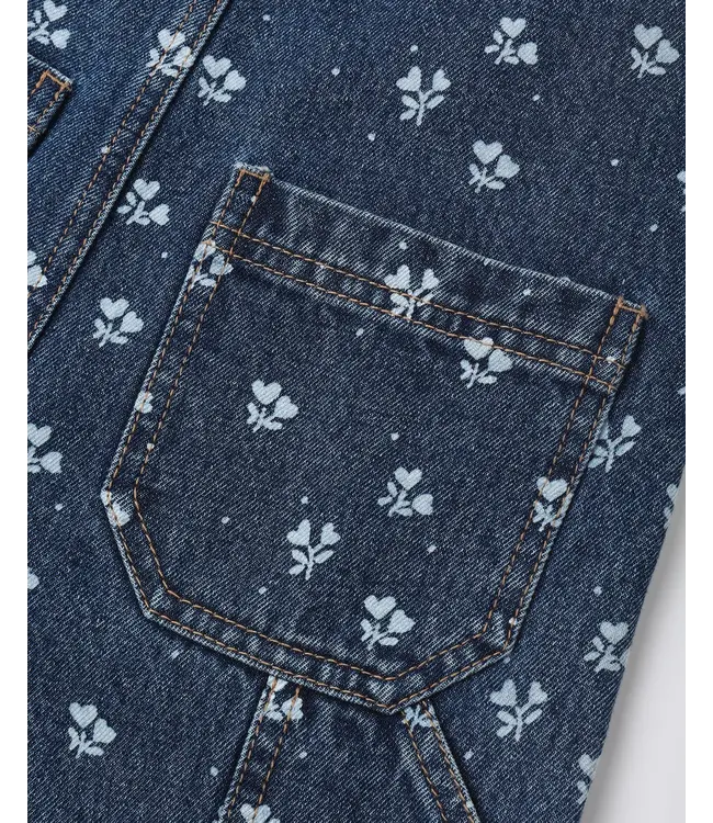 Rylee & Cru Utility Overall - Heart Ditsy