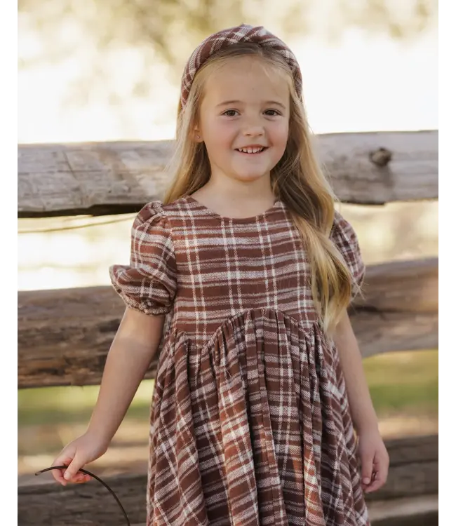 Rylee & Cru Rose Dress - Aspen Plaid