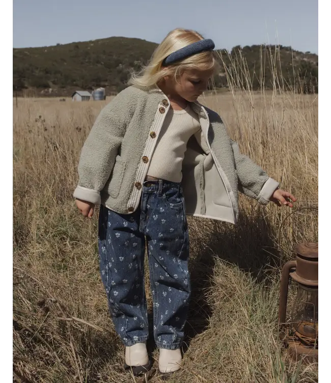 Rylee & Cru Barrel Pants - Heart Ditsy