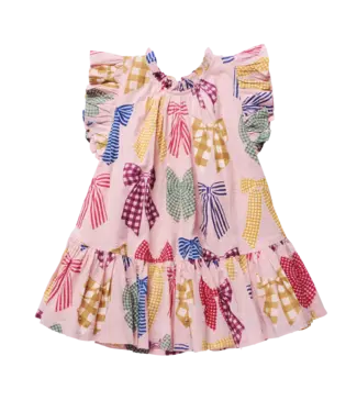 Pink Chicken Harper Dress - Patterned Bows