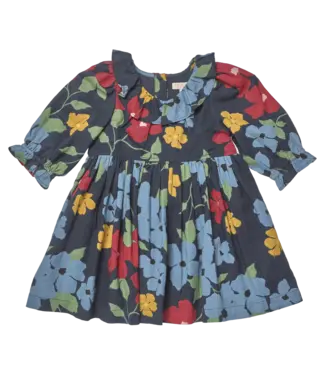 Pink Chicken Amara Dress - Navy Hibiscus Floral