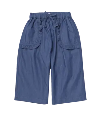 Pink Chicken Bailey Ruffle Pant - Chambray