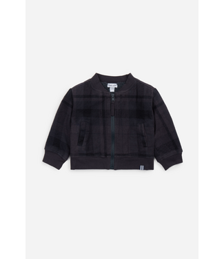 Splendid Baby Flannel Fleece Jacket - Inkwell Plaid