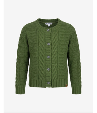 Appaman Cait Cable Cardigan - Moss