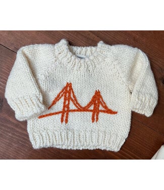 Blueberry Hill Golden Gate Bridge Baby Sweater