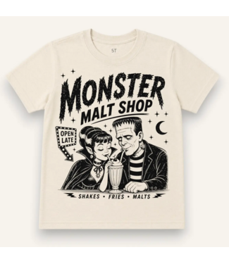 Best Day Ever Kids Monster Malt Shop Tee