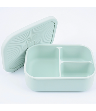 Three Little TOts Silicone Bento Box - Honeydew