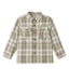 Rylee & Cru Pocketed Corduroy Shirt - Olive Plaid