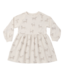 Rylee & Cru Baby Raglan Dress - Leopards