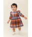 Pink Chicken Baby Mae Dress Set - Hayride Plaid