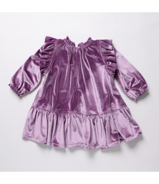 Pink Chicken Harper Dress - Lavender Velour