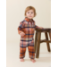 Pink Chicken Easton Romper - Hayride Plaid