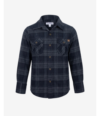 Appaman Flannel Shirt - Dark Navy Plaid