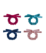 Mimi & Lula Blackberry Velvet Bow Scrunchies