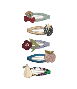 Mimi & Lula Winter Fruits Mini Hair Clips